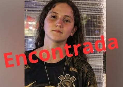  Adolescente desaparecida desde sábado (21), é encontrada
